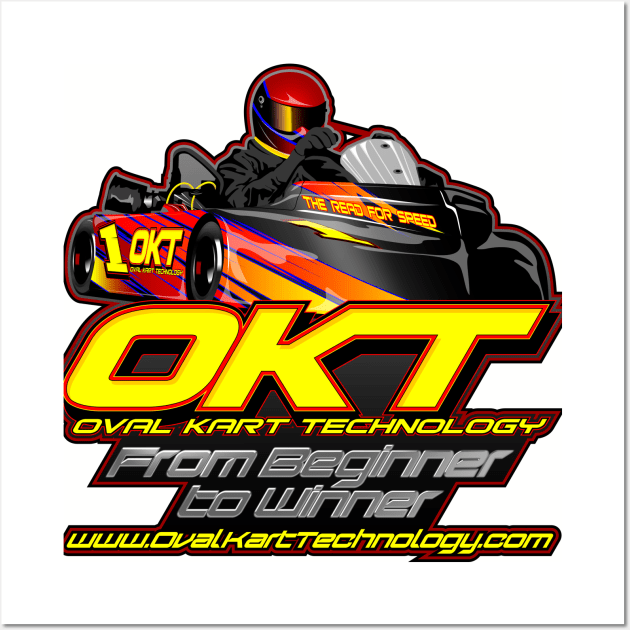 OKT Logo with Kart Wall Art by FLASHe Graphics